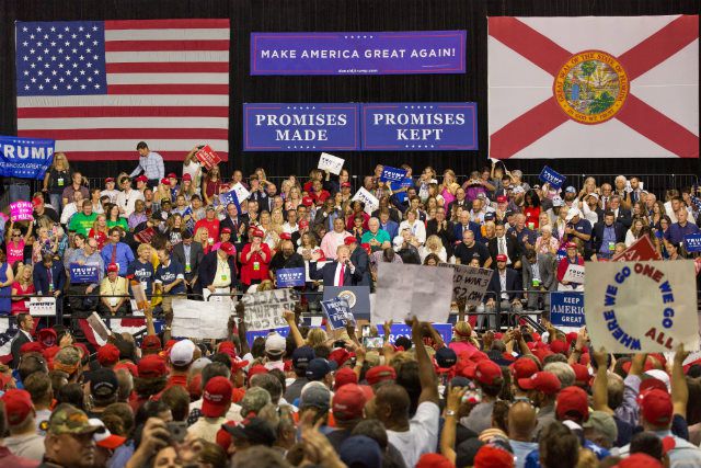 President Donald J. Trump rally in Tampa, Florida, USA - 31 Jul 2018